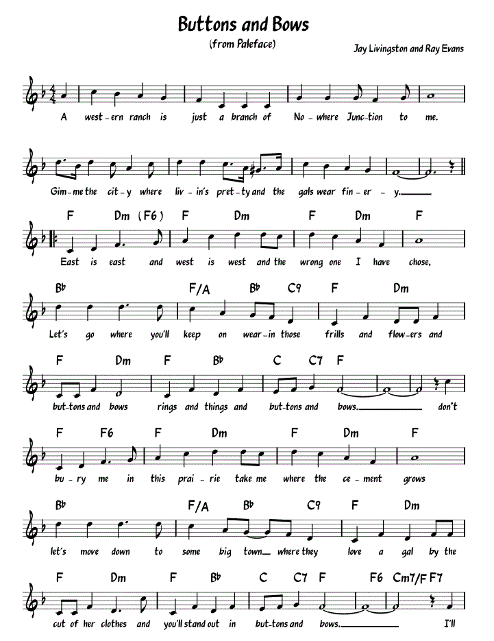 Sheet Music